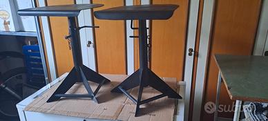 sgabelli in ferro vintage 