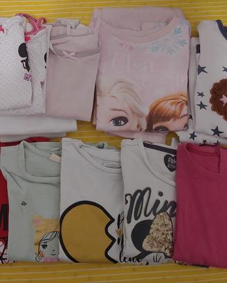 lotto bambina invernale  4/5 anni 27 pz