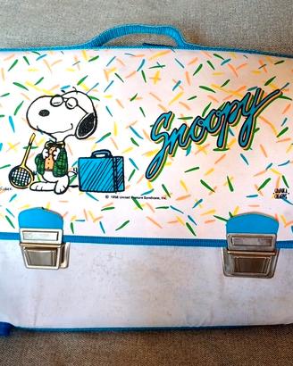 Borsa Cartella Vintage Snoopy Schulz Peanuts