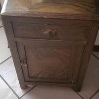 Comodino cassettina vintage in legno