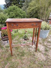 Antico mobile consolle in legno massello primi 900