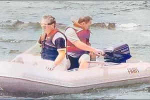 gommone 3,4 metri + motore Evinrude 15CV - 2 tempi