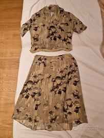 Completo vintage gonna e blusa Max Mara