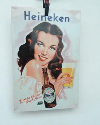 INSEGNA VINTAGE HEINEKEN