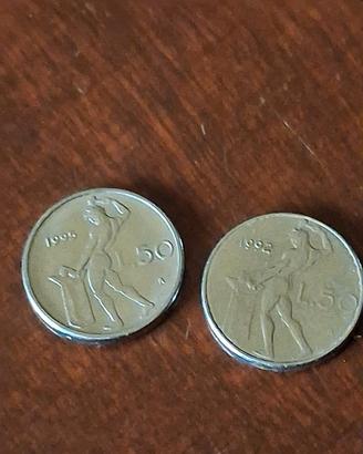 50 lire 1992..1995 piccole
