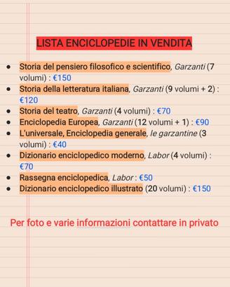 Lista Enciclopedie
