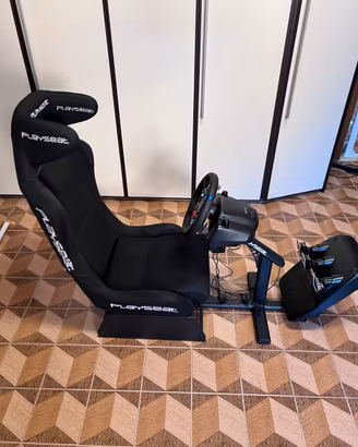 Playseat Evolution PRO + Logitech G29 + Pedaliera