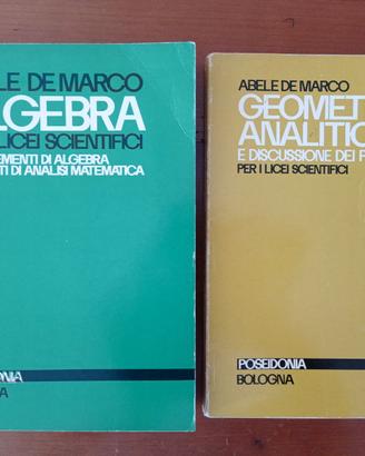 Algebra + Analisi + Geometria analitica - De Marco