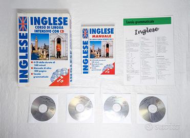 Corso Inglese Intensivo + 4 CD AUDIO NUOVI