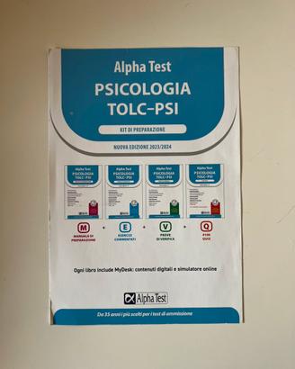 Alpha test psicologia tolc-psi