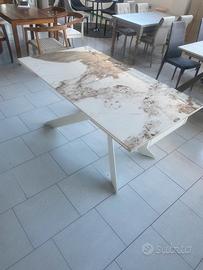 Tavolo allungabile in cristalceramica