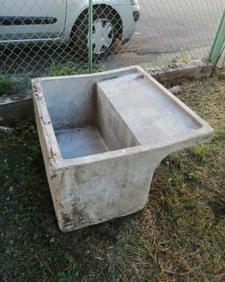 Lavabo lavatoio esterno vasca cemento