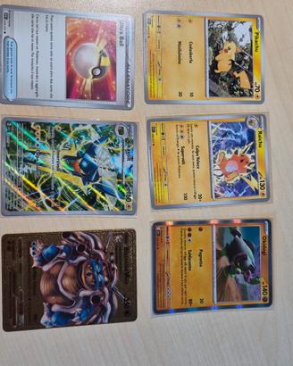 lotto carte Pokemon 