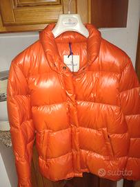 Moncler Grenoble giacca a piuma uomo arancione