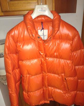 Moncler Grenoble giacca a piuma uomo arancione