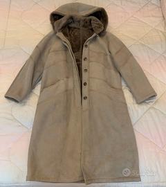 Shearling originale donna con cappuccio removibile