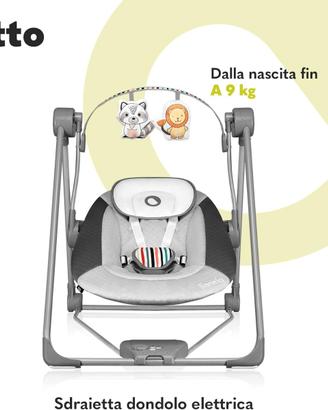 Lionelo Otto Dondolo per Neonato e Bambini