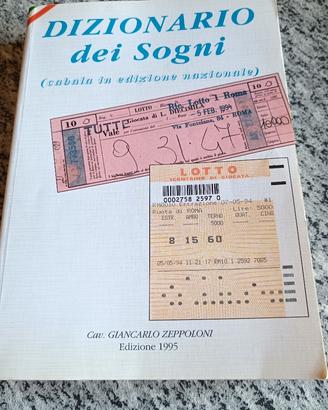 libro Dizionario dei sogni,la cabala 
