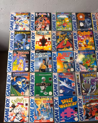 Giochi Nintendo Game Boy PAL ITA da collezione