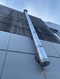 Canna fumaria  coibentata in acciaio