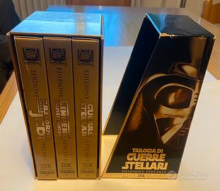 Videocassette TRILOGIA GUERRE STELLARI