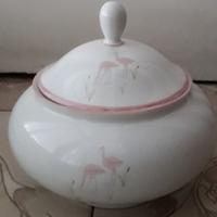 BISCOTTIERA + BOTTIGLIA WHISKY +VASO FIORI