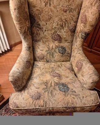 Poltrona bergère vintage / classica con orecchie