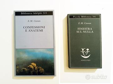 2 libri, anche separatamente, di E. M. Cioran