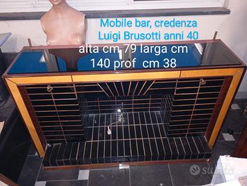MOBILE BAR CREDENZA LUIGI BRUSOTTI ANNI 40
