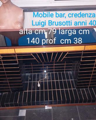 MOBILE BAR CREDENZA LUIGI BRUSOTTI ANNI 40