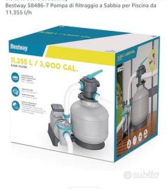 Bestway 58486-7 Pompa di filtraggio a Sabbia 