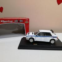 MODELLO AUTO LANCIA DELTA HF EVO 2 LIVREA MARTINI