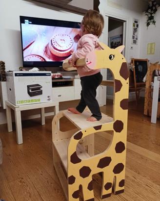 Torretta Montessori giraffa 100 x 40 cm