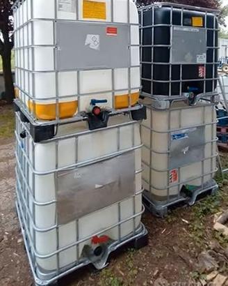 Cisterna botte recipiente 1000 litri con rubinetto