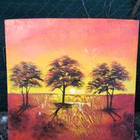 quadro tramonto