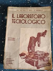 libro vintage scolastico 1955 - Il laboratorio tec