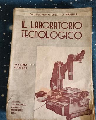 libro vintage scolastico 1955 - Il laboratorio tec