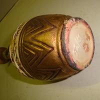 Vaso decorato dorato