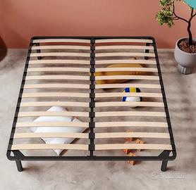 rete matrimoniale con piedini 