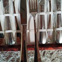 servizio posate acciaio inox 75 pezzi