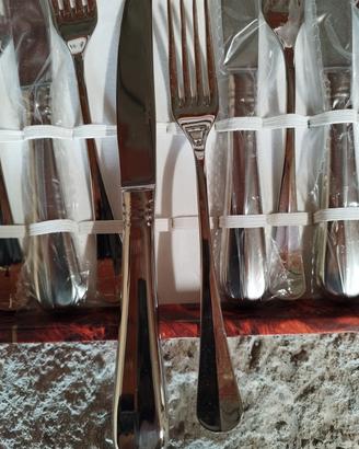 servizio posate acciaio inox 75 pezzi