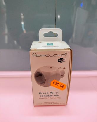 Presa Smart Wi-Fi Homcloud - Comp. Google e Alexa