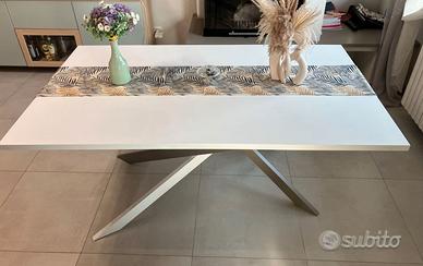 Tavolo allungabile 100X170 - Gambe incrociate