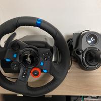 Volante logitech + pedaliera e cambio