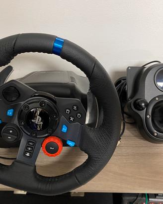 Volante logitech + pedaliera e cambio