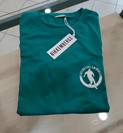 Bikkembergs t-shirt uomo colore verde