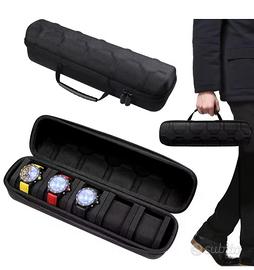 Porta Orologi da Viaggio 5 Scomparti per orologi