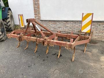 Erpice a molle rinforzate con rullo posteriore, la