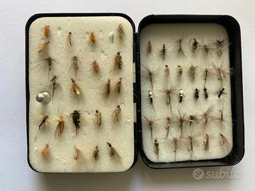 Mosche aprtificiali per pesca alla trota e temolo