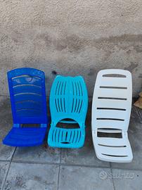 spiaggine / sedie / sdraiette